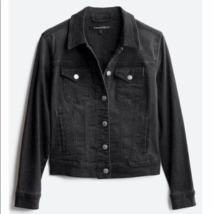 Prosperity Denim Jacket (Black) - Size Small